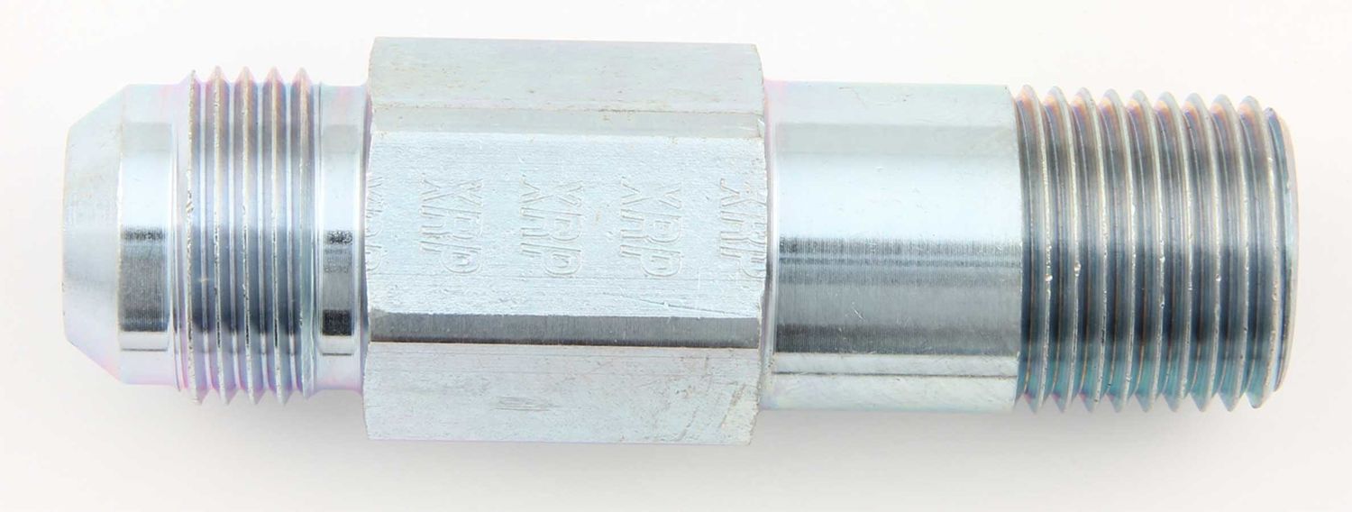XRP-XTREME RACING PROD.#12 Stl Short Oil Inlet Male Flare to 1/2 NPT