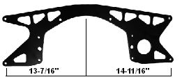 U-B MACHINEChevy Mid Plate 5/8 Offset
