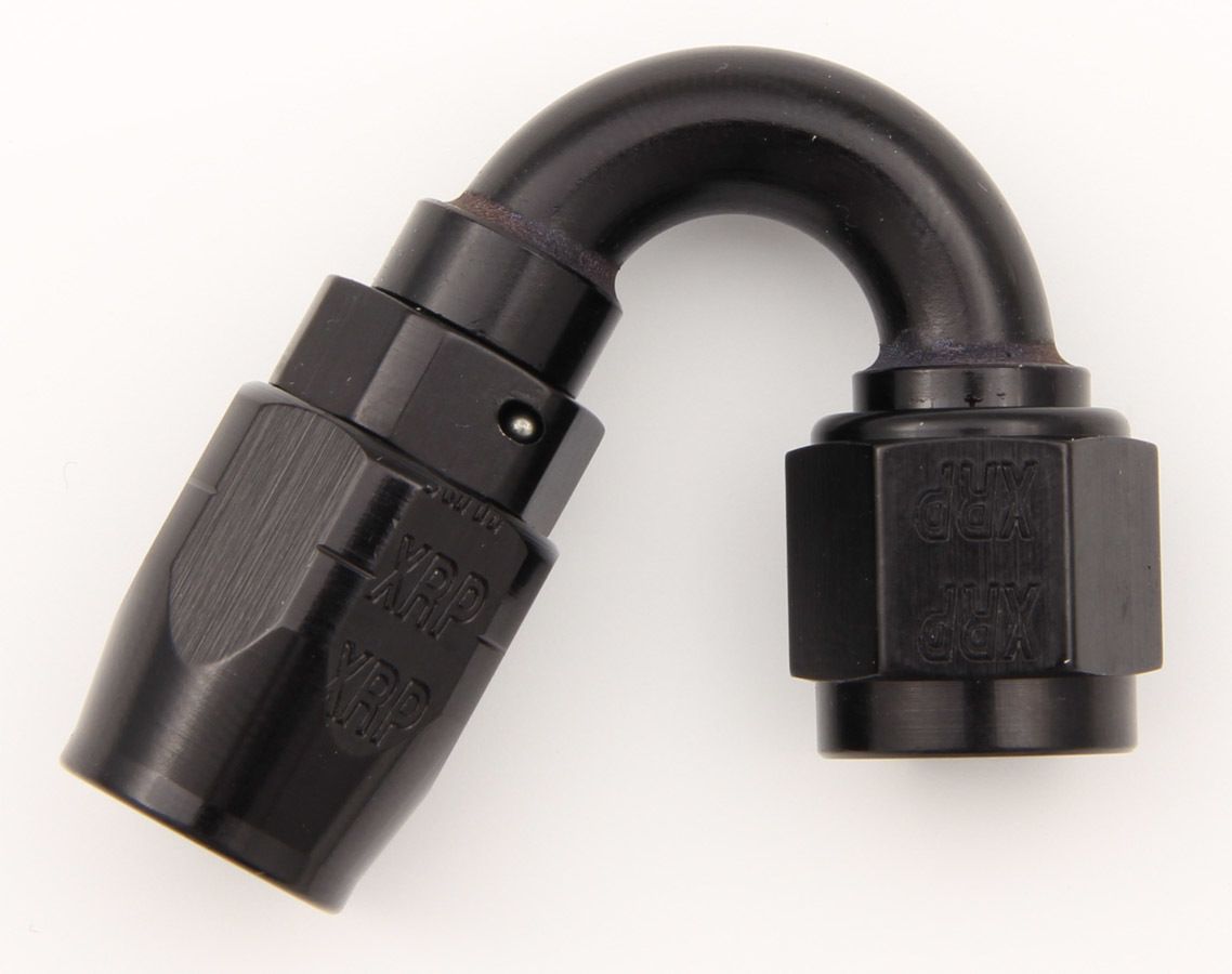 XRP-XTREME RACING PROD.#12 150 Deg Dbl Swivel Hose End Black