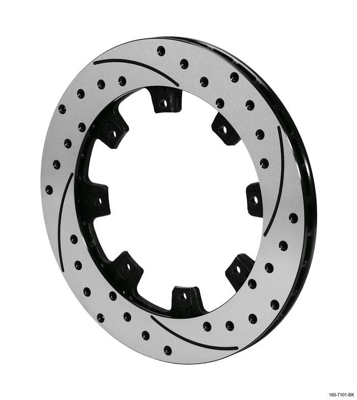 WILWOODRotor 8bt x 7in .810in x 12.19in L/H SRP Black