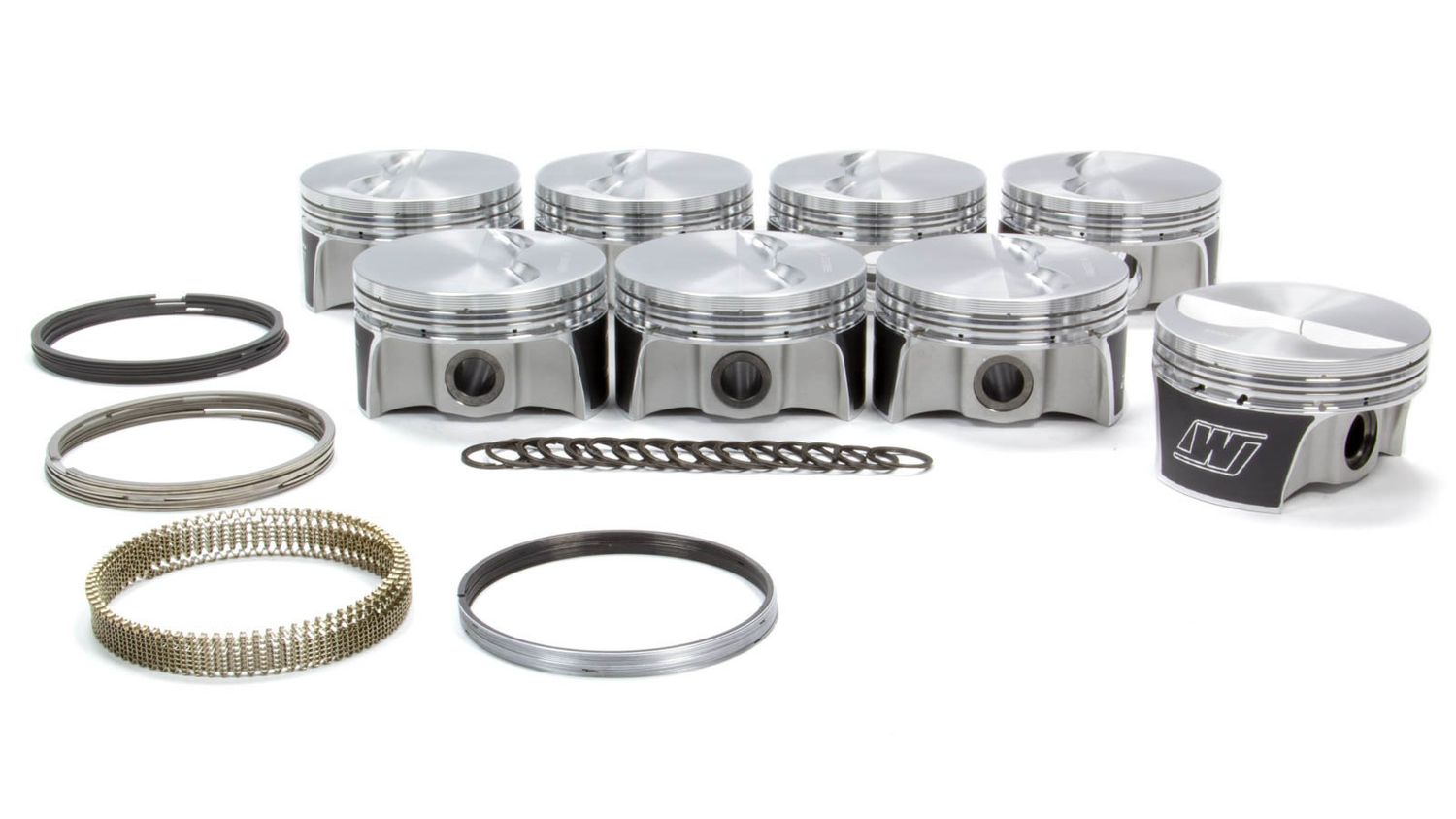WISECO SBC Flat Top Piston Set 4.030 Bore -5.7cc
