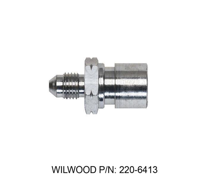 WILWOODAdapter Fitting -3AN To M10X1.0 Steel Zinc