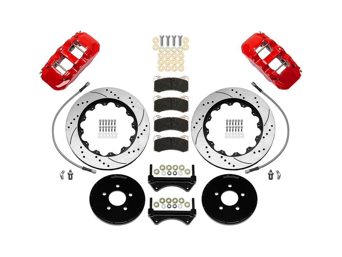 WILWOODBrake Kit Front 94-04 Mustang 5 Lug Aero 6