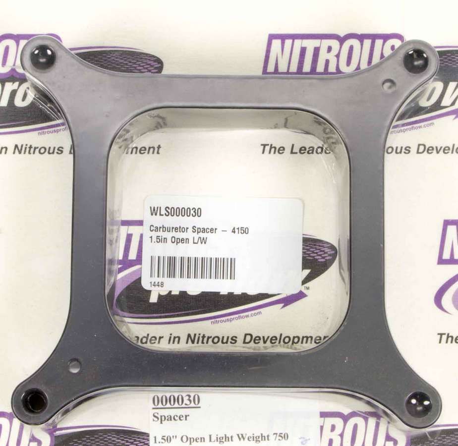 WILSON MANIFOLDSCarburetor Spacer - 4150 1.5in Open L/W