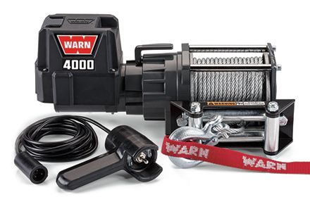 WARNDC4000 Winch 4000lb w/Roller Fairlead