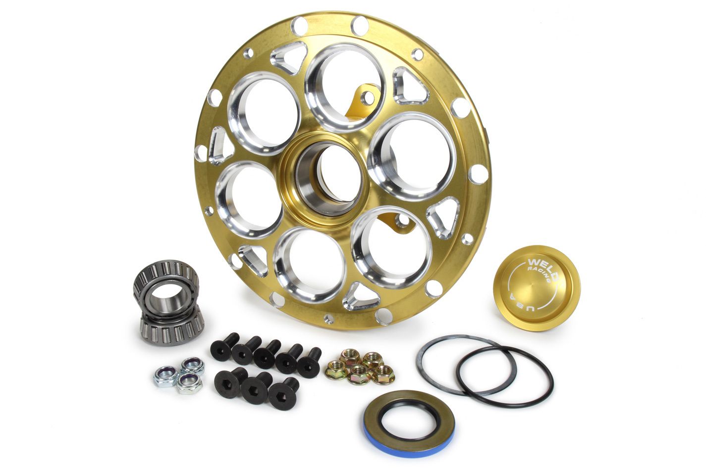 WELD RACINGHub L/W 13/15 Straight Shaft w/3 Lug Rotor Mt
