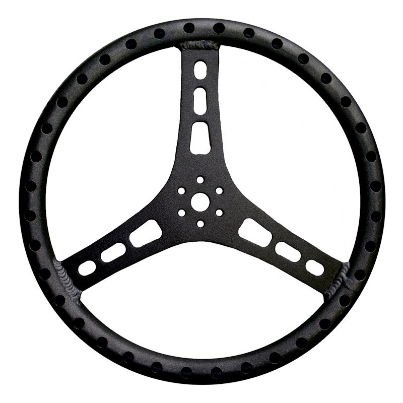 TRIPLE X RACE COMPONENTSSteering Wheel 15in Dia 1-1/4in Tube Black