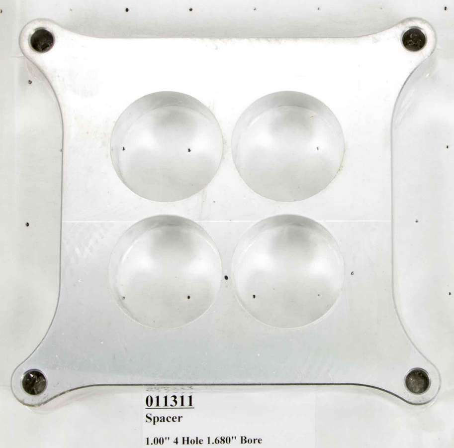 WILSON MANIFOLDSCarburetor Spacer - 4150 1in 4-Hole 1.680in