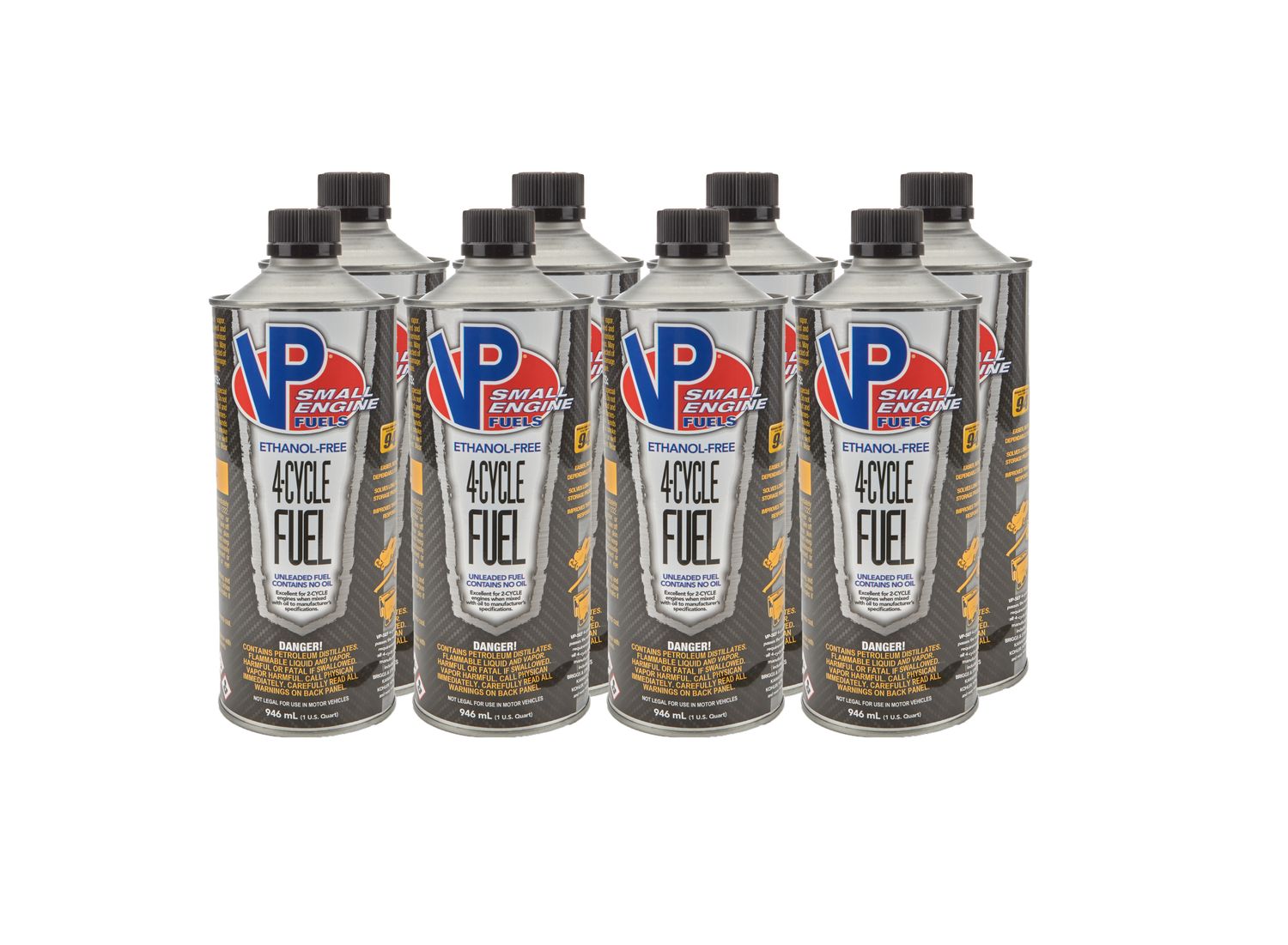 VP RACING4 Cycle Fuel 1qt Cans (Case 8)