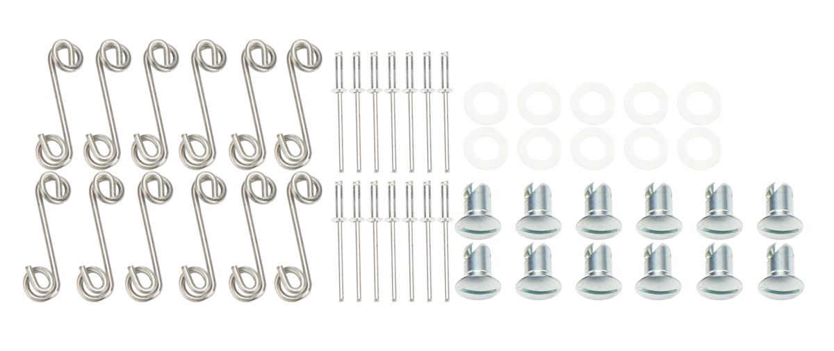 WELD RACINGRepair Kit Mud Cover 12 Dzus & 12 Washers