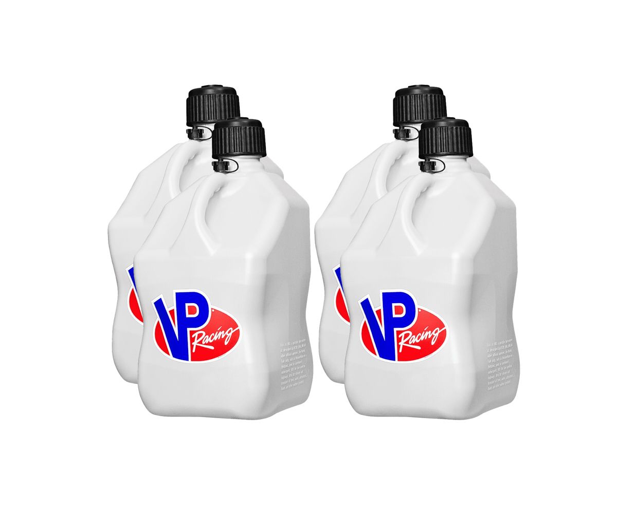 VP RACINGMotorsports Jug 5.5 Gal White Square (Case 4)