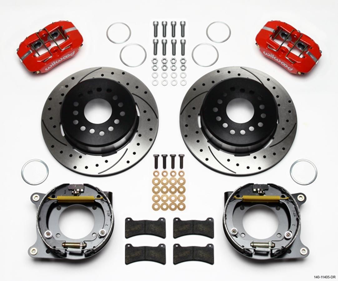 WILWOODRear Disc Brake Kit 55.-57 Chevy 2.34in Off