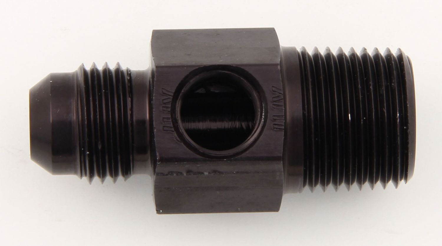 XRP-XTREME RACING PROD.#6 to 3/8 NPT Fuel Press Adapter w/ 1/8 NPT Port