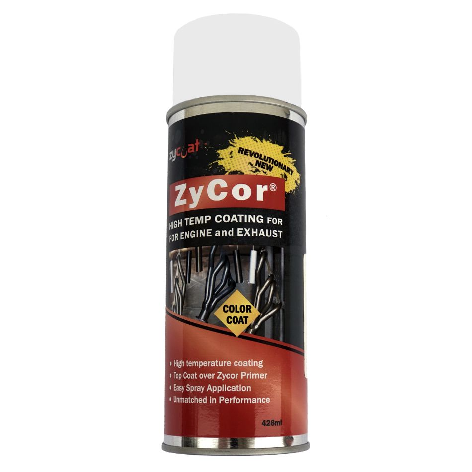 ZYCOATZyCor Gasser White Color Coat 13 oz Aerosol