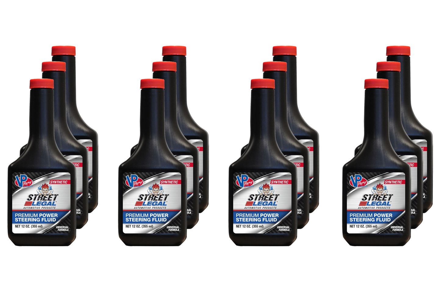 VP RACINGPower Steering Fluid Syn 12oz (Case 12)