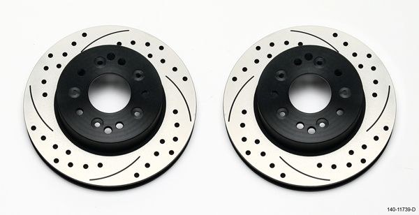 WILWOODRotor Kit Rear C2 / C3 Corvette 1pc Rotor