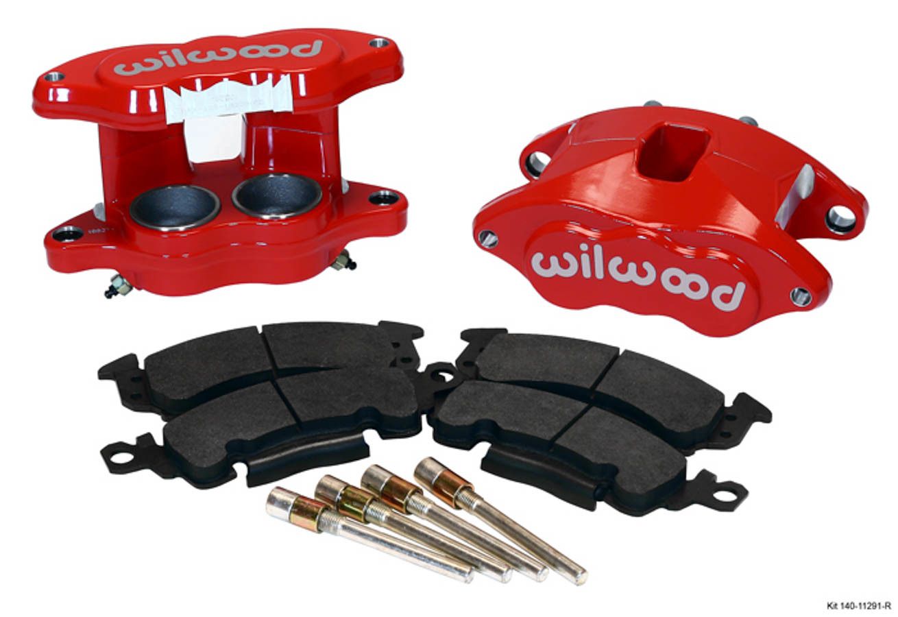 WILWOODFront Caliper Kit D52/ Big GM Red Powdercoat