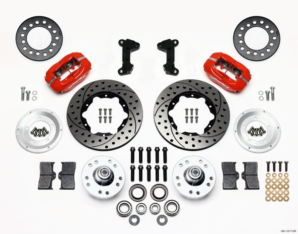 WILWOODFront Brake Kit Mustang II 74-78 11in Drilled