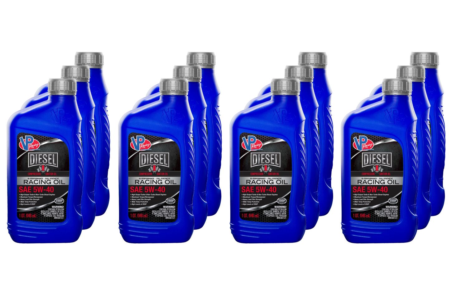 VP RACINGVP 5w40 CI1 Diesel Hi- Perf 32oz (Case 12)