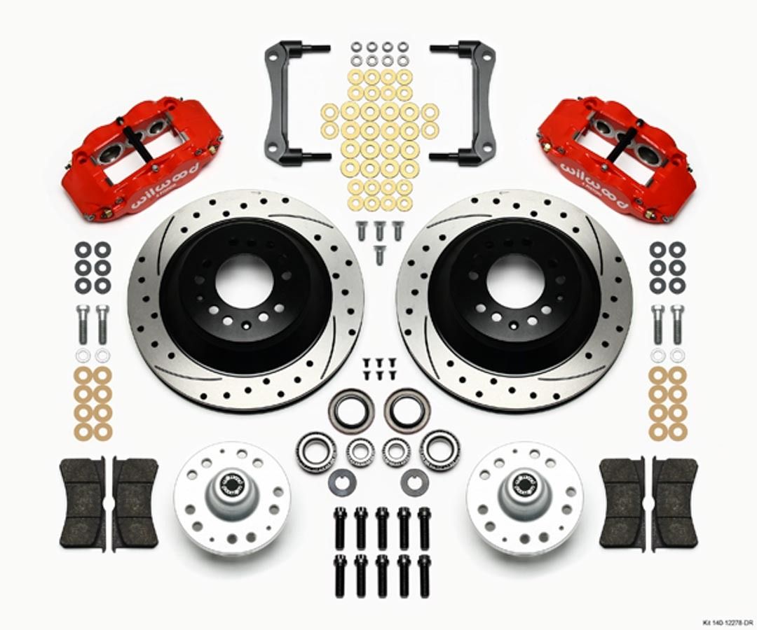 WILWOODFront Disc Brake Kit Blk 70-78 Camaro/Nova 12.88