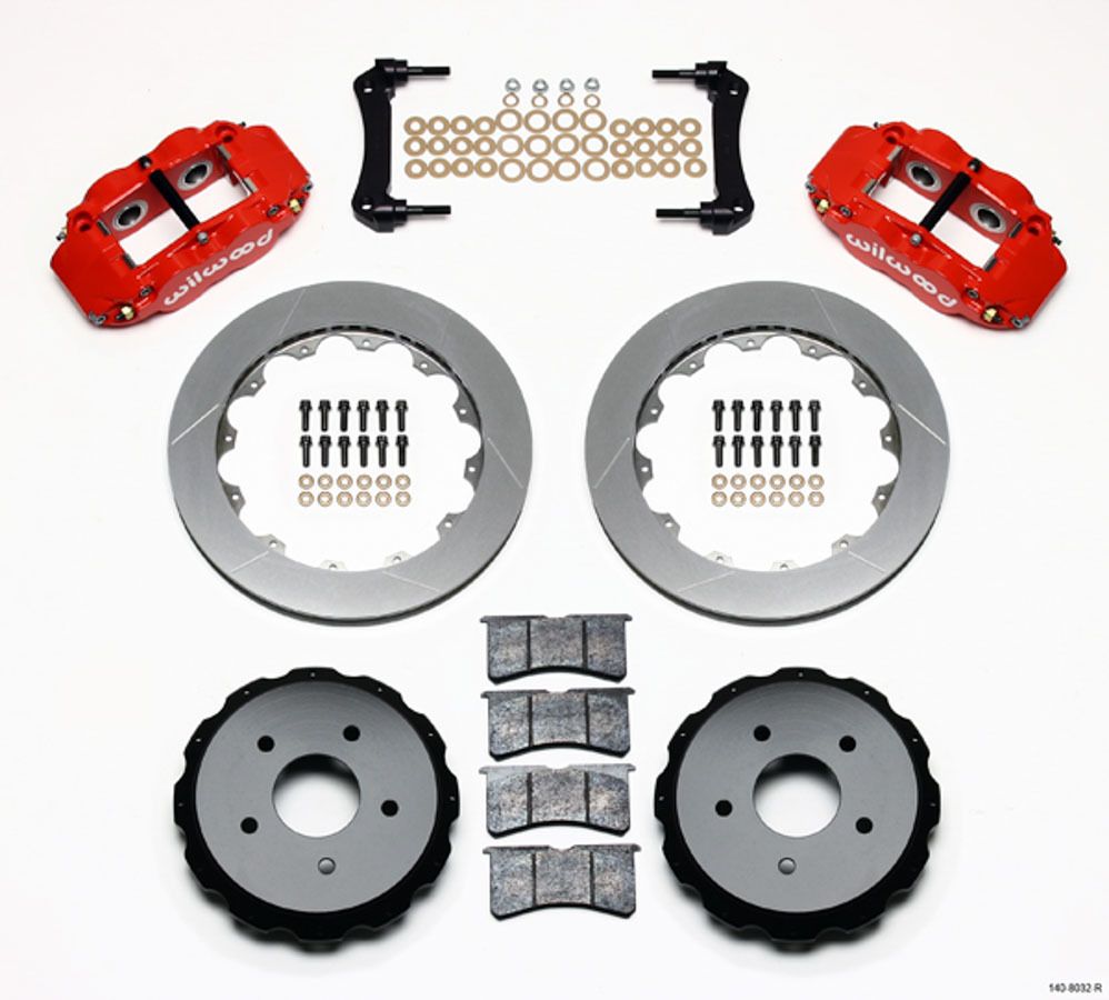 WILWOODKIT REAR C5 VETTE 97-04/ C6 05-1313.00 ROTOR RED