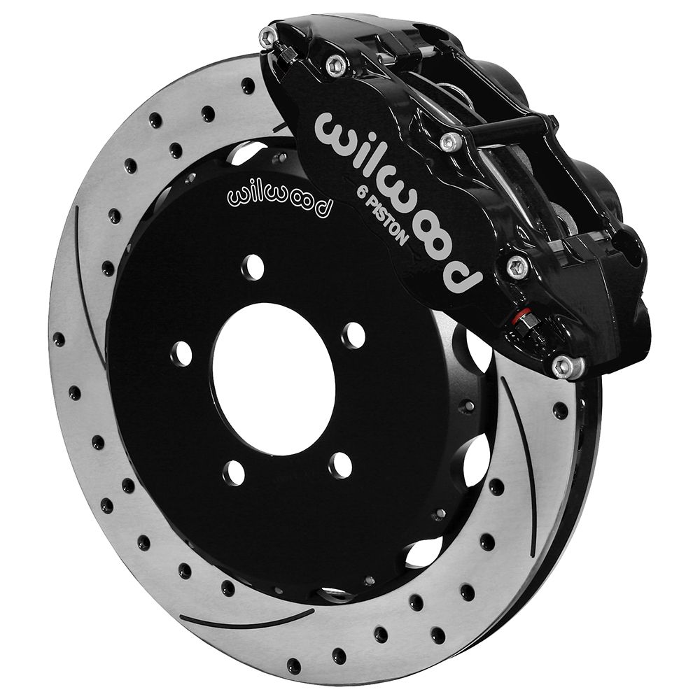 WILWOODBrake Kit Front Honda Civic 13+ Drilled Black