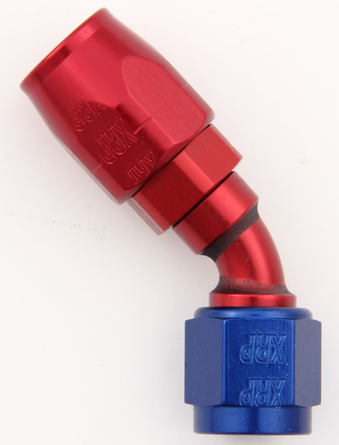 XRP-XTREME RACING PROD.#8 45 Deg Dbl Swivel Hose End
