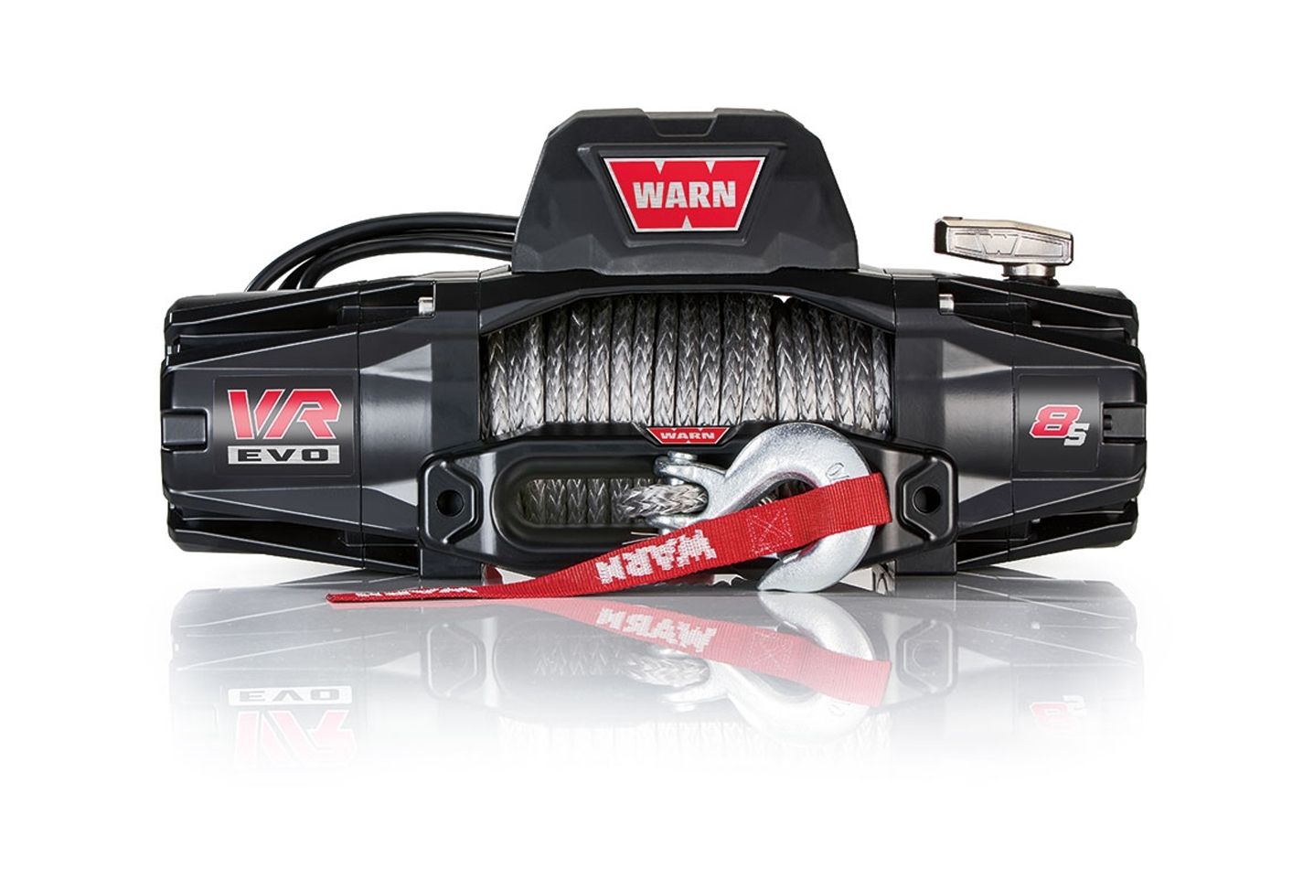 WARNVR EVO 8-S Winch 8000# Synthetic Rope