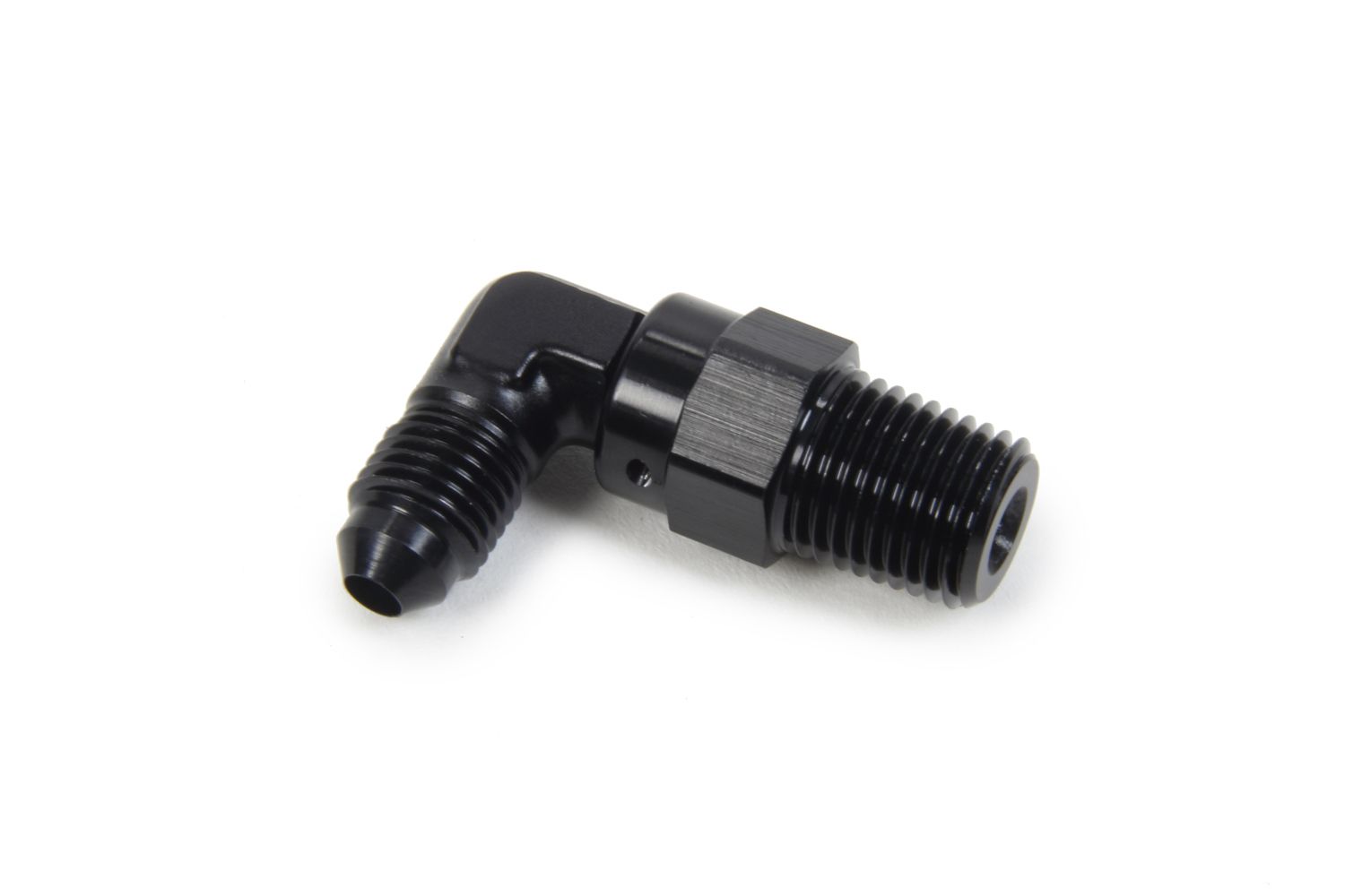 TRIPLE X RACE COMPONENTSAN to NPT Swivel 90 Deg #4 x 1/4