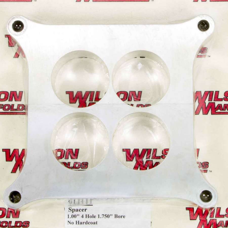 WILSON MANIFOLDS Carburetor Spacer - 4150 1in 4-Hole 1.750in