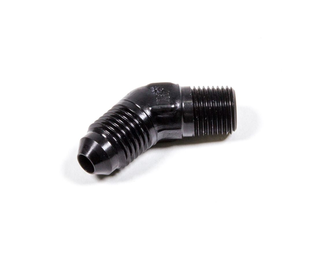 XRP-XTREME RACING PROD. Elbow 45 x #4 Flare Xx 1/8 NPT Black