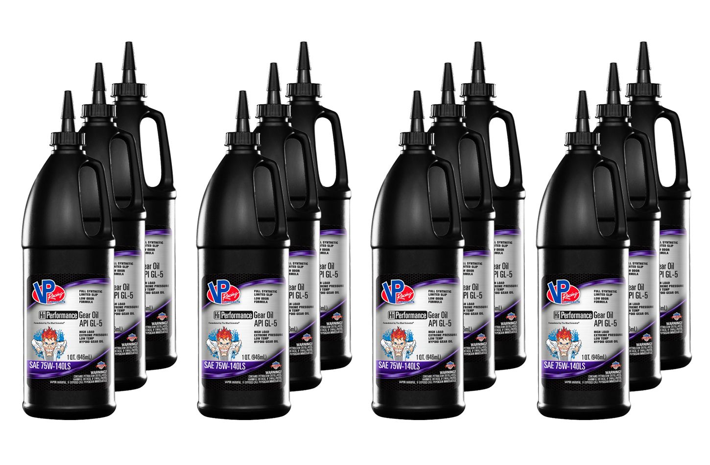 VP RACINGVP GL-5 75w140 Gear Oil Full-Syn 32oz (Case 12)