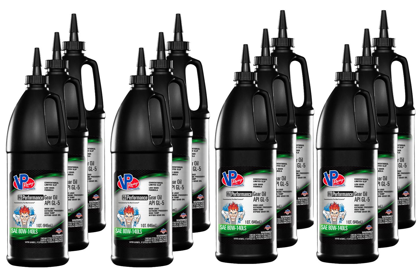 VP RACINGVP GL-5 80w140 Gear Oil Hi-Perf 32oz (Case 12)