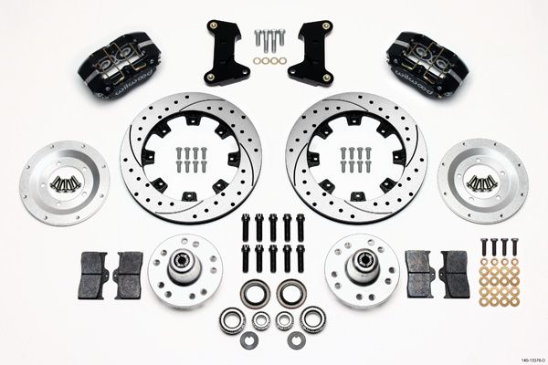 WILWOODBrake Kit Front Mustang II 12.19in Drilled