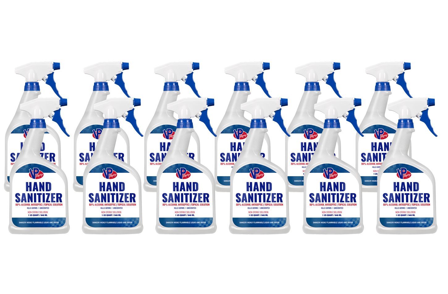 VP RACINGHand Sanitizer 80% Alcohol 32oz (Case 12)