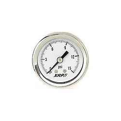 XRP-XTREME RACING PROD.0-15 Fuel Pressure Gauge Liquid Filled