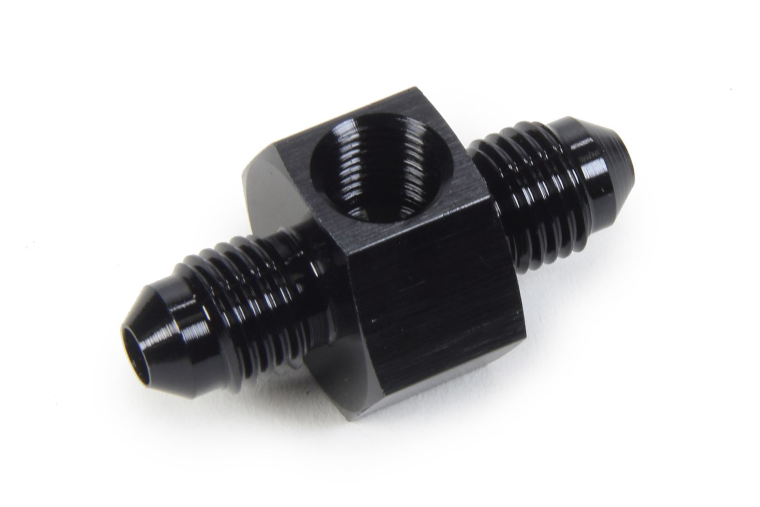 TRIPLE X RACE COMPONENTS Gauge Adapter #4 Male x #4 Male x 1/8