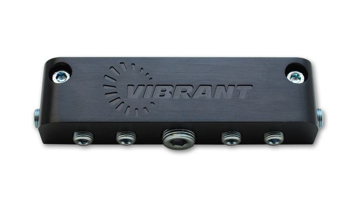 VIBRANT PERFORMANCE Aluminum Vacuum Manifold Anodized Black