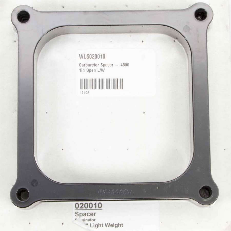 WILSON MANIFOLDSCarburetor Spacer - 4500 1in Open L/W