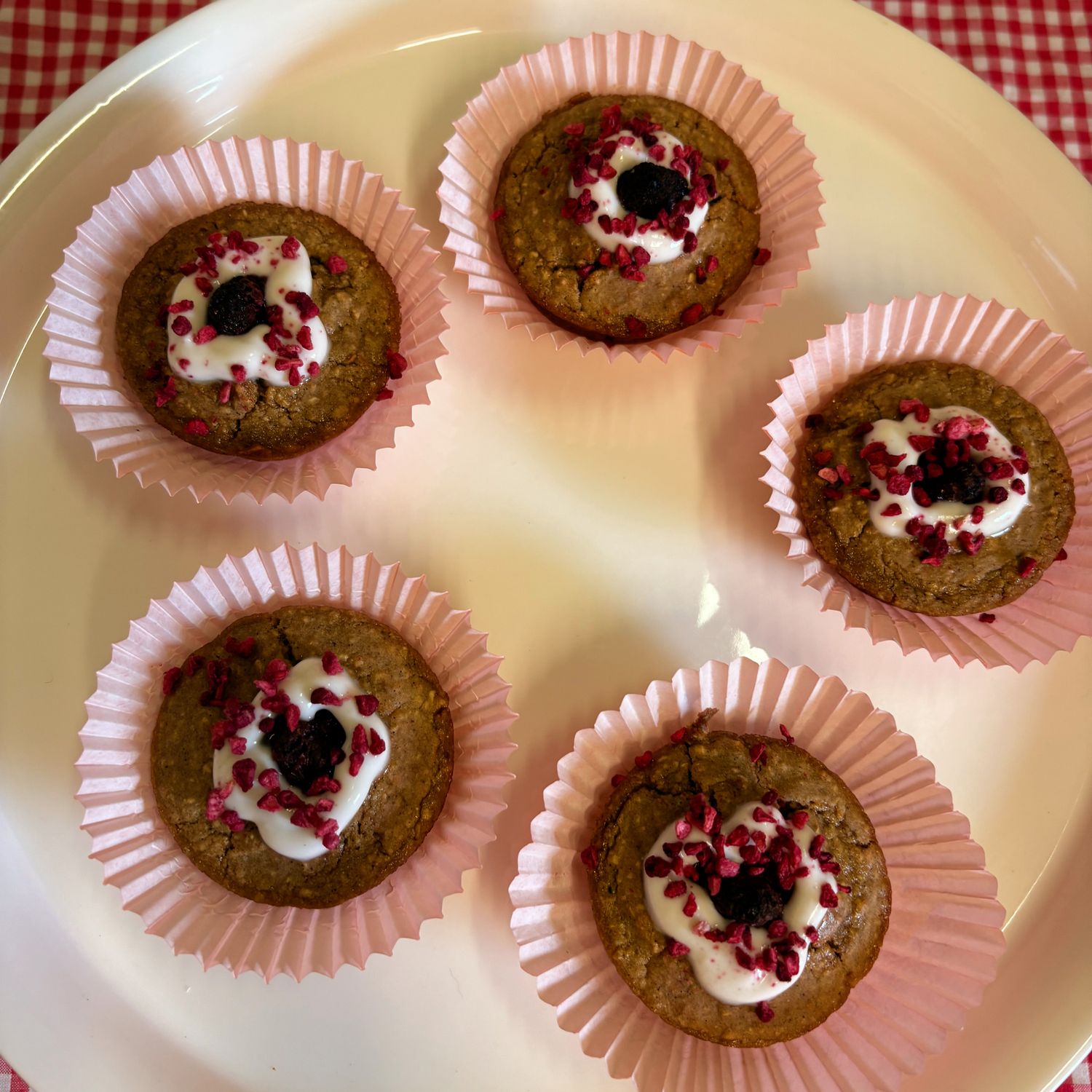 Oat Raspberry muffin  | 6st