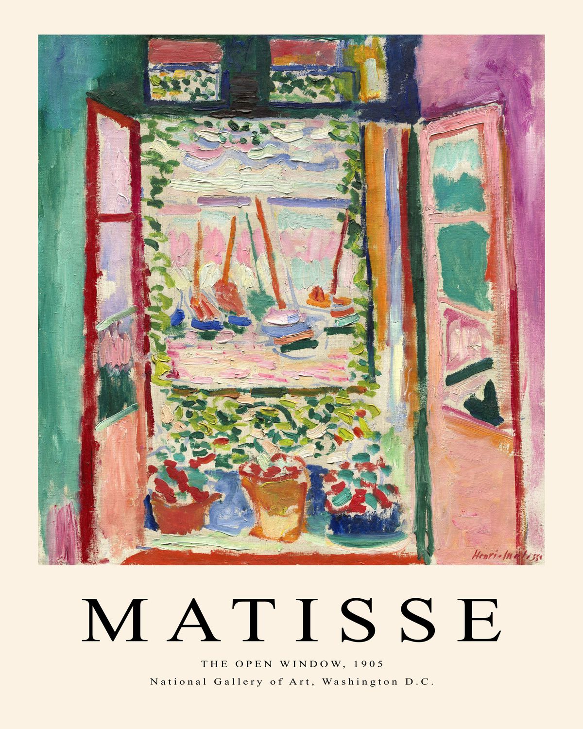 Plakat Matisse The Open Window
