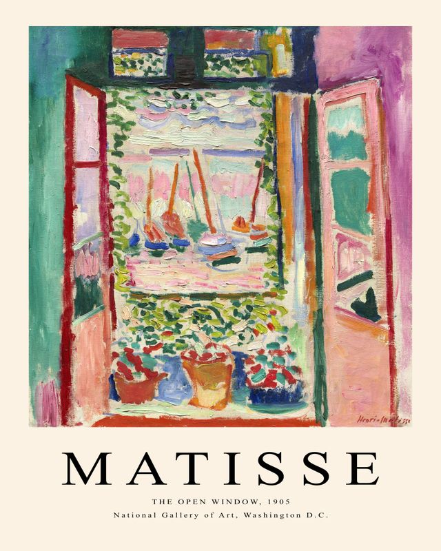 Plakat Matisse The Open Window