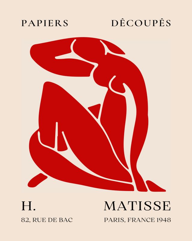 Plakat Matisse Papiers Découpés VI