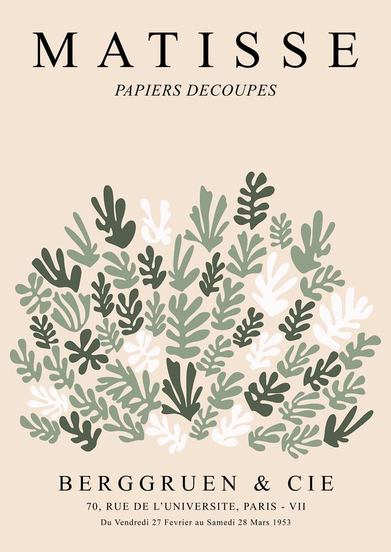 Plakat Matisse Papiers Découpés III