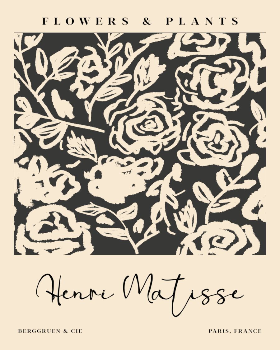 Plakat Matisse Flowers &amp; Plants I