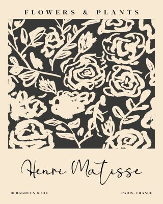 Plakat Matisse Flowers &amp; Plants I