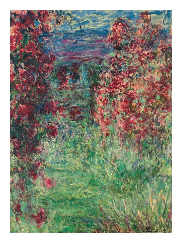 Plakat Monet La maison dans les roses
