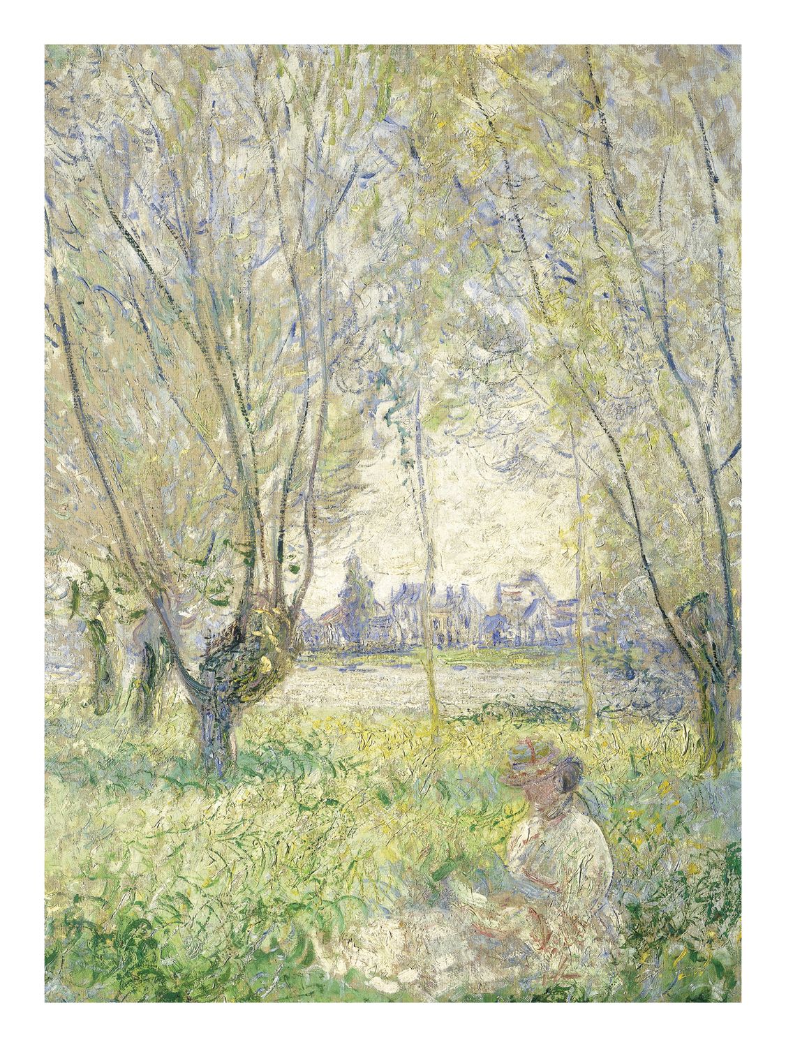 Plakat Monet Woman Seated under the Willows