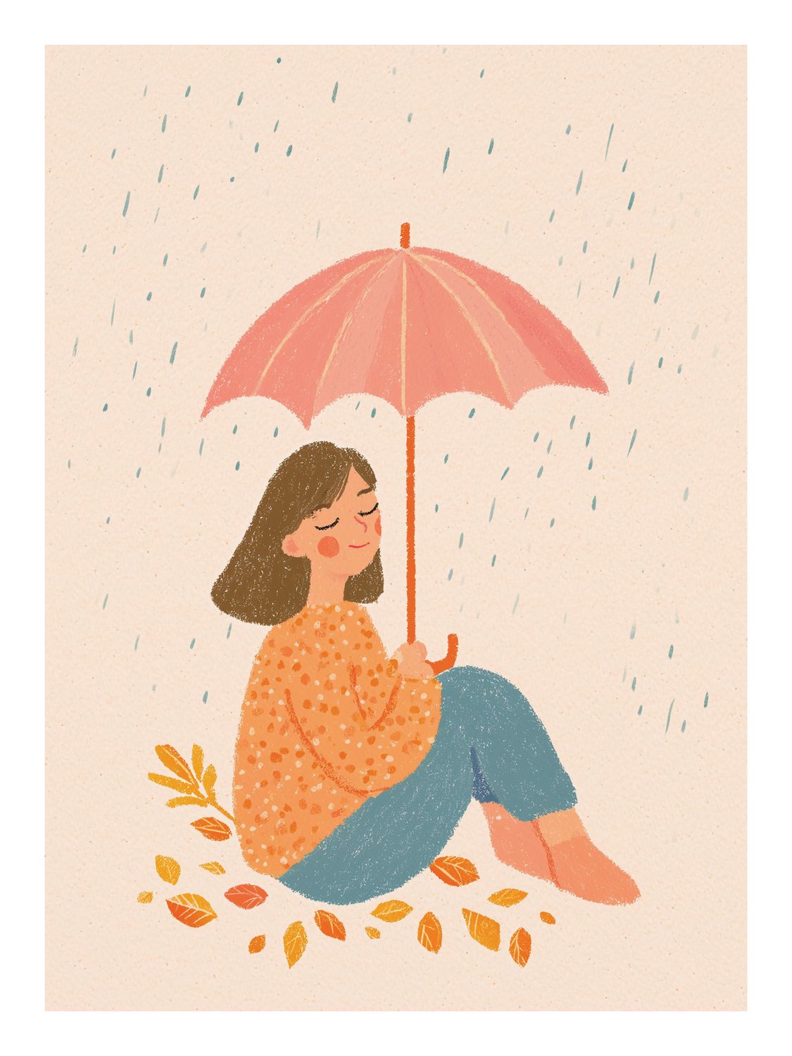 Plakat Autumn girl III