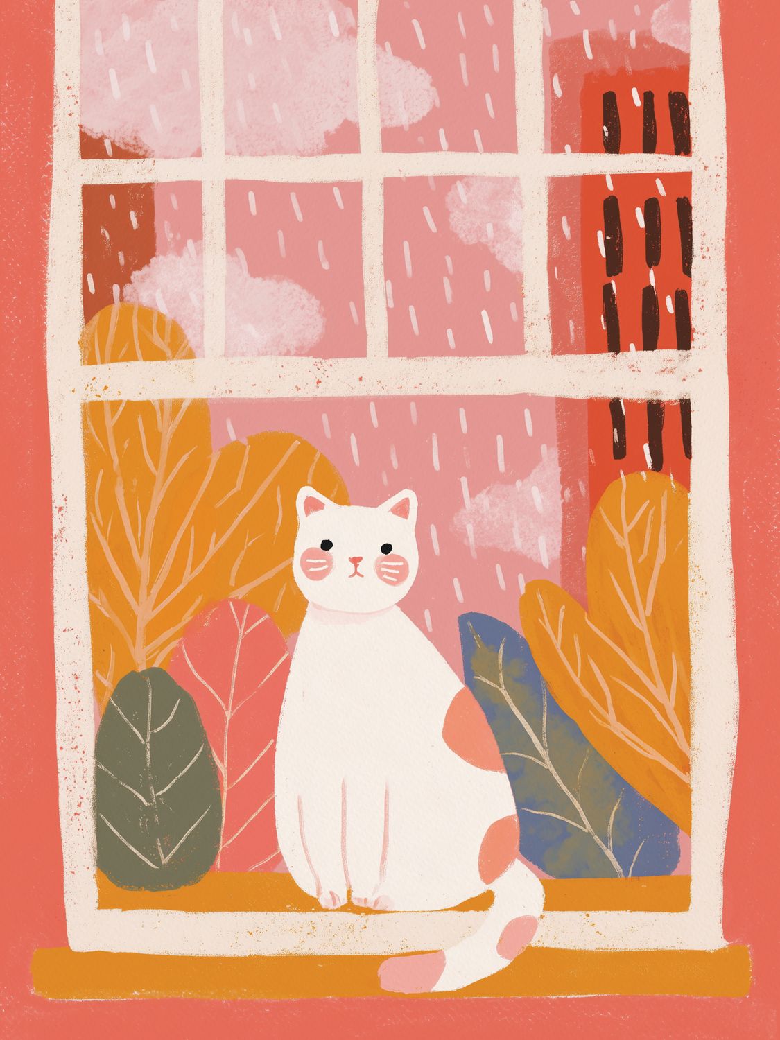Plakat Autumn cat